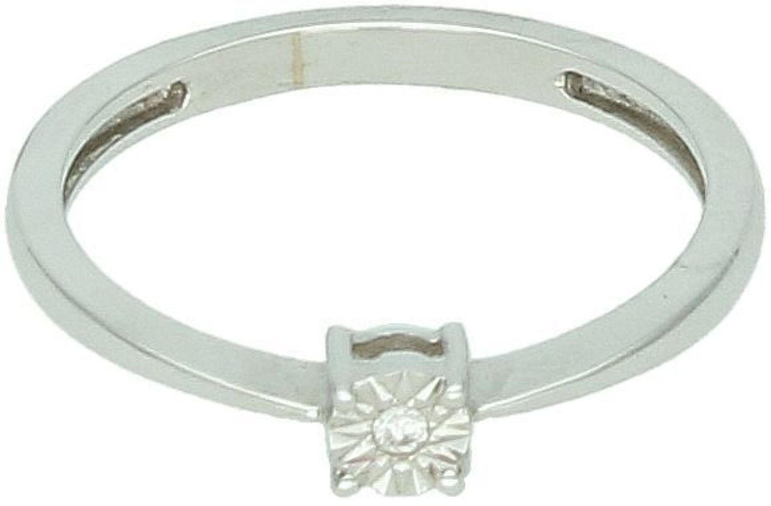 Pierścionek złoty DIAMENT białe złoto, jeden diament KR568W 585.jpg